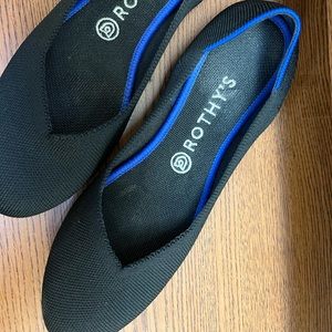 Rothy’s black flats size 9